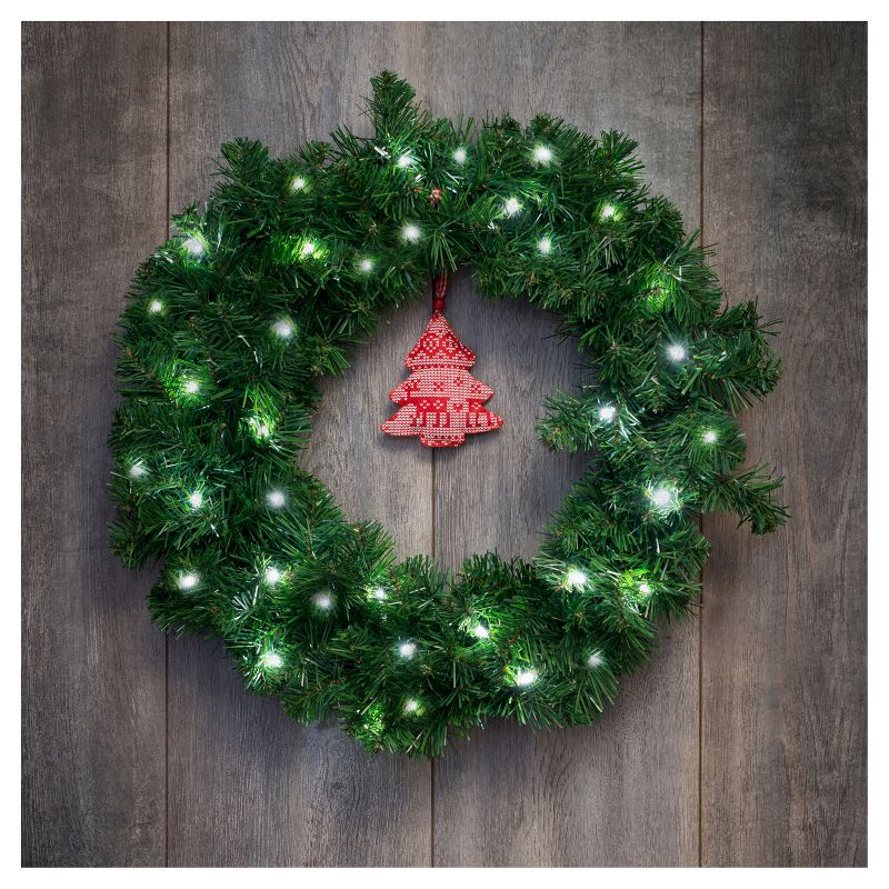 9.4' 2ct Battery Operated Mini String LED Lights White