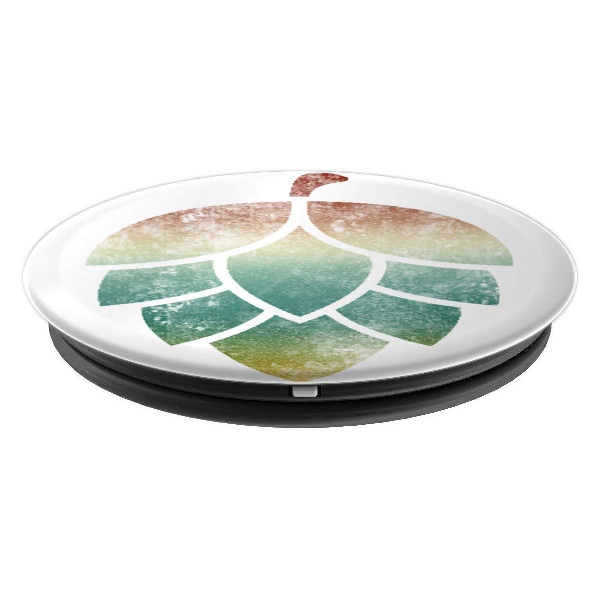 Vintage Hop Leaf Popsocket Home Brewers Lovers of Hoppy Beer - PopSockets Grip and Stand for Phones and Tablets