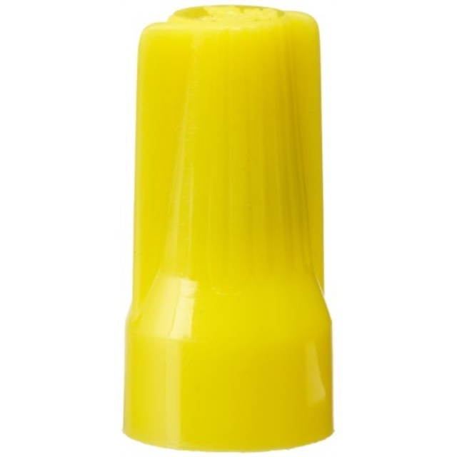 Morris Products 23354 Easy Cap Wire Connector, Type, Yellow, 10 - 22 Awg, max: 3 #12 min: 4 #22 Wire Combinations
