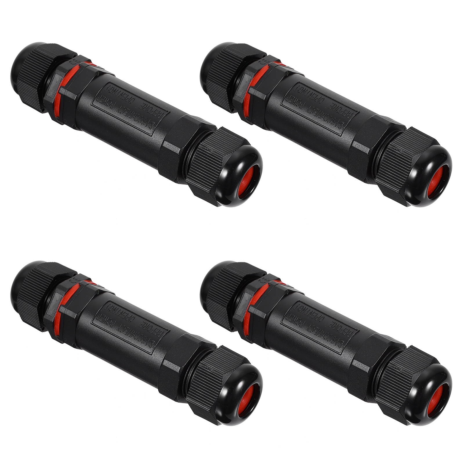 4pcs Waterproof Connector Prime High Quality Sturdy Durable Joint Adapter for Outdoor