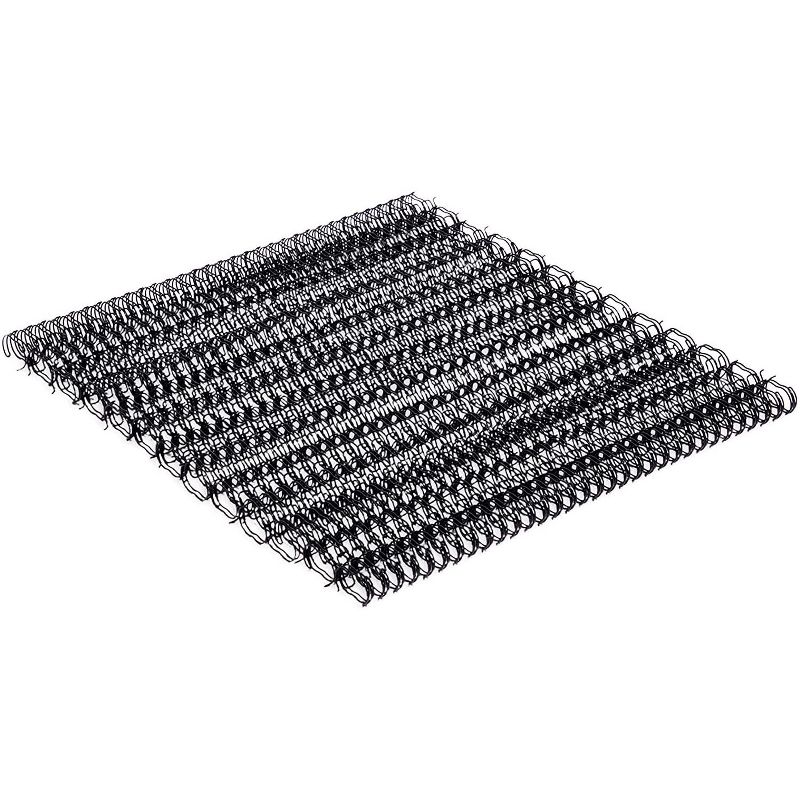 Stockroom Plus 100 Pcs Loop Wire Binding Spines, 1/2 inch, 100 Sheet Capacity, Black