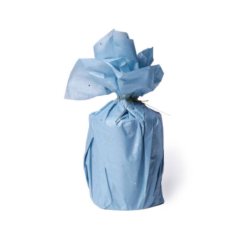 8ct Pegged Tissue with Dotted Foil Gold/Blue - Spritz™