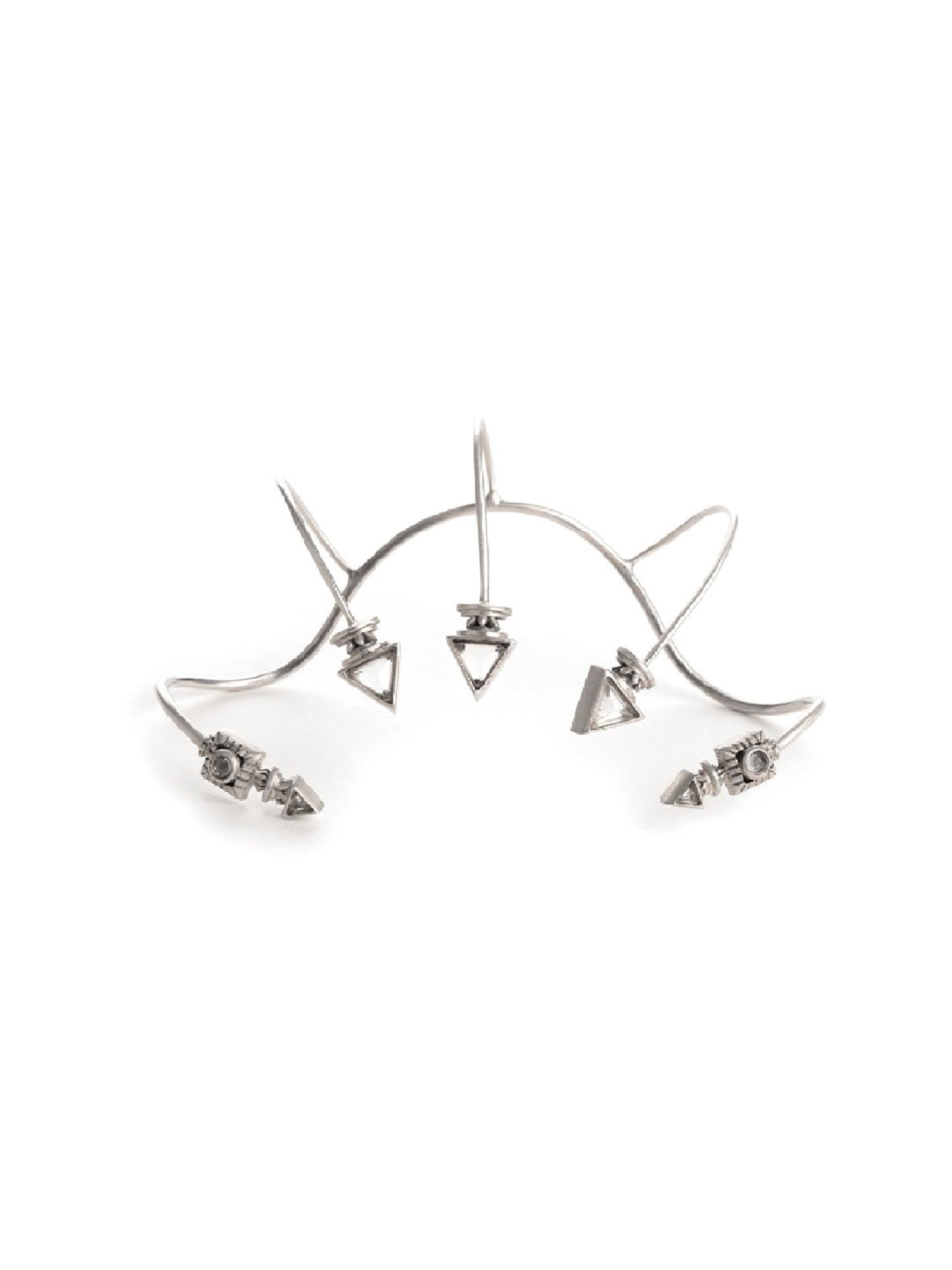 Shaya 92.5 Sterling Silver Emma Palm Cuff for Women