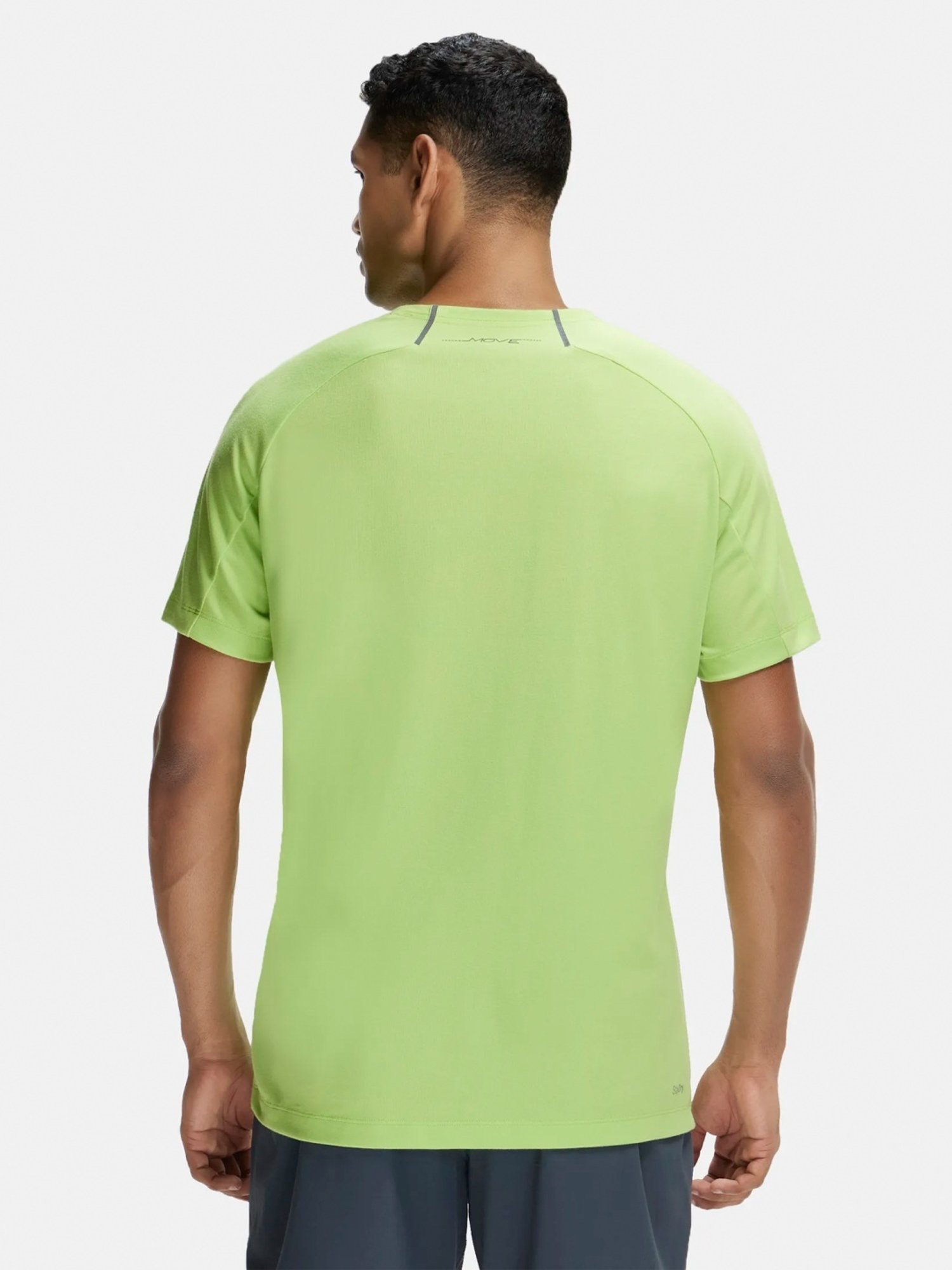 Jockey MV02 Green Combed Cotton Half Sleeves T-Shirt with Stay Fresh Treatment (Prints May Vary)