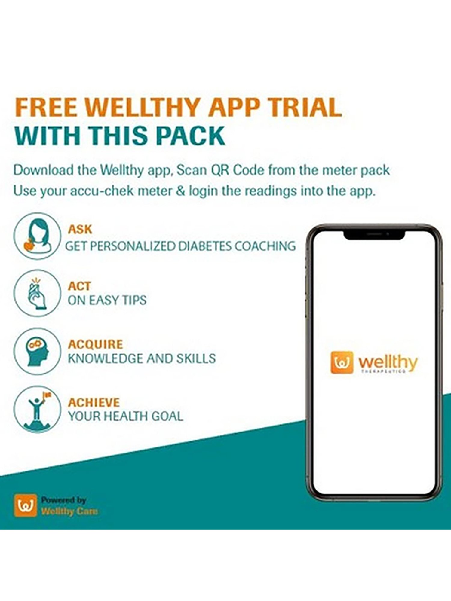 Accu Chek Active Blood Glucose Meter Kit with 10 Strips (Black)