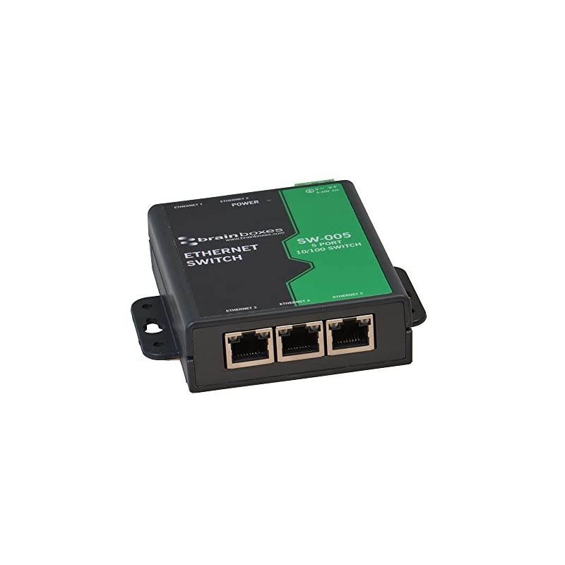 Switch 5 Ports DIN Rail mountable SW005