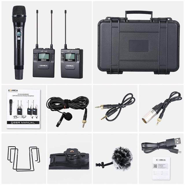 Comica CVM-WM300B Wireless Dual Mic Kit, B: 550-578.5MHz
