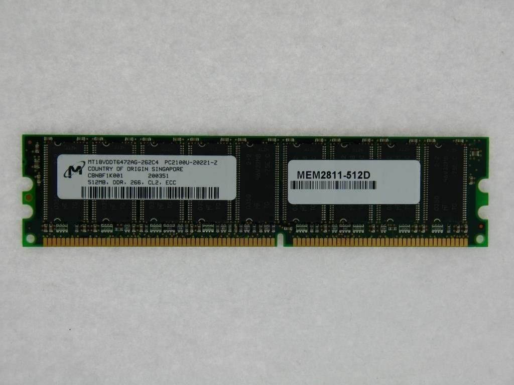 Cisco 2811 2821 2851 512MB DRAM Memory MEM2811-512D MEM2821-512D MEM2851-512D