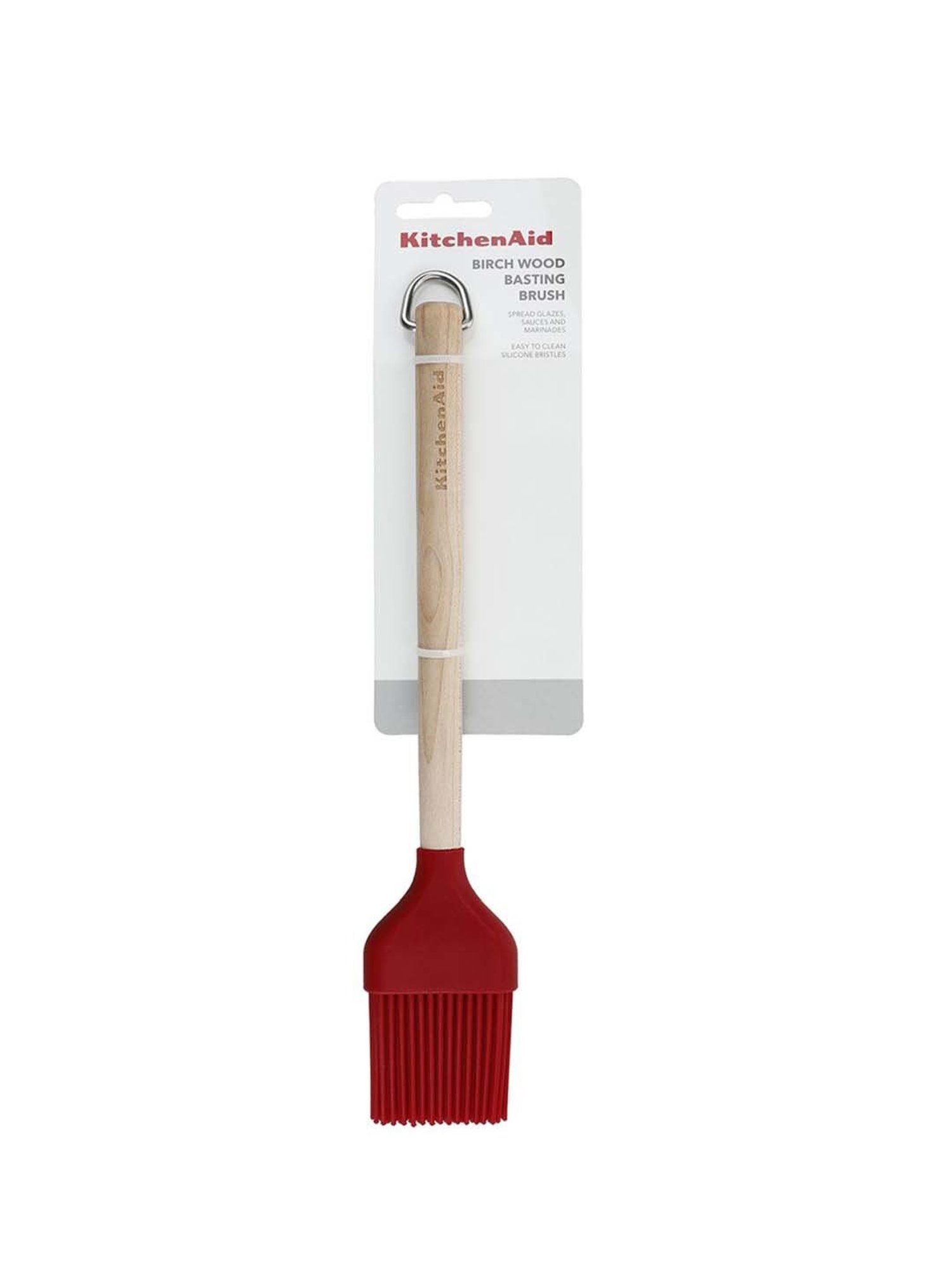 KitchenAid Red Medium Birchwood Basting Brush