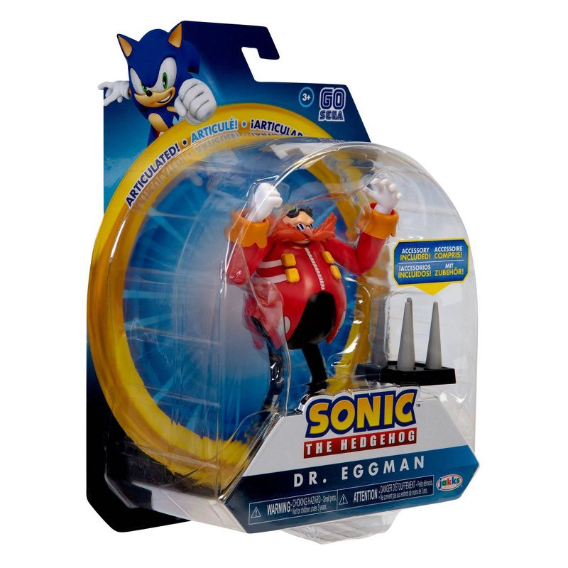 Sonic the Hedgehog 4" Dr. Eggman with Spike Trap Wave 1