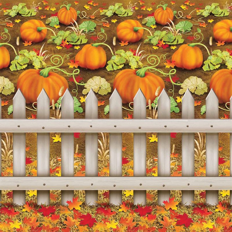 Pumpkin Patch Halloween Backdrop