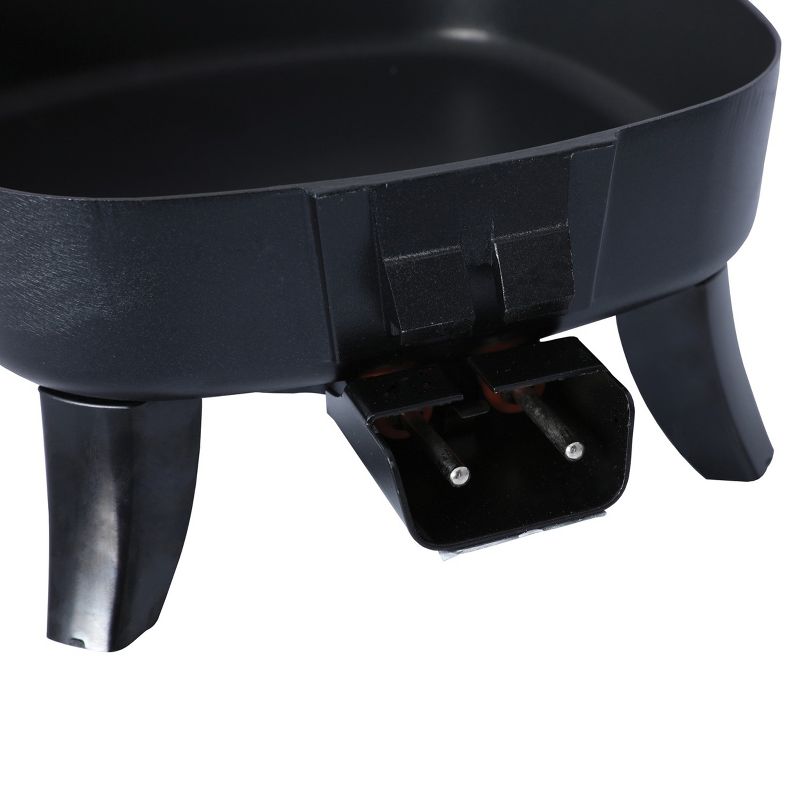 Brentwood 6-8 in. Electric Skillet with Glass Lid