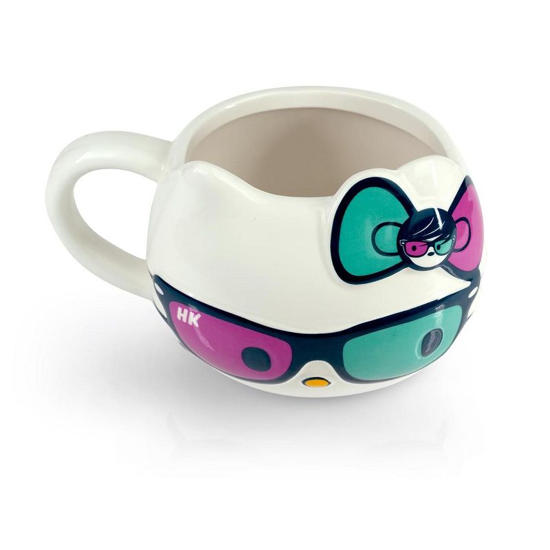 Seven20 Hello Kitty Ceramic Mug | Hello Kitty Wearing Bow & Sunglasses | Holds 20 Ounces