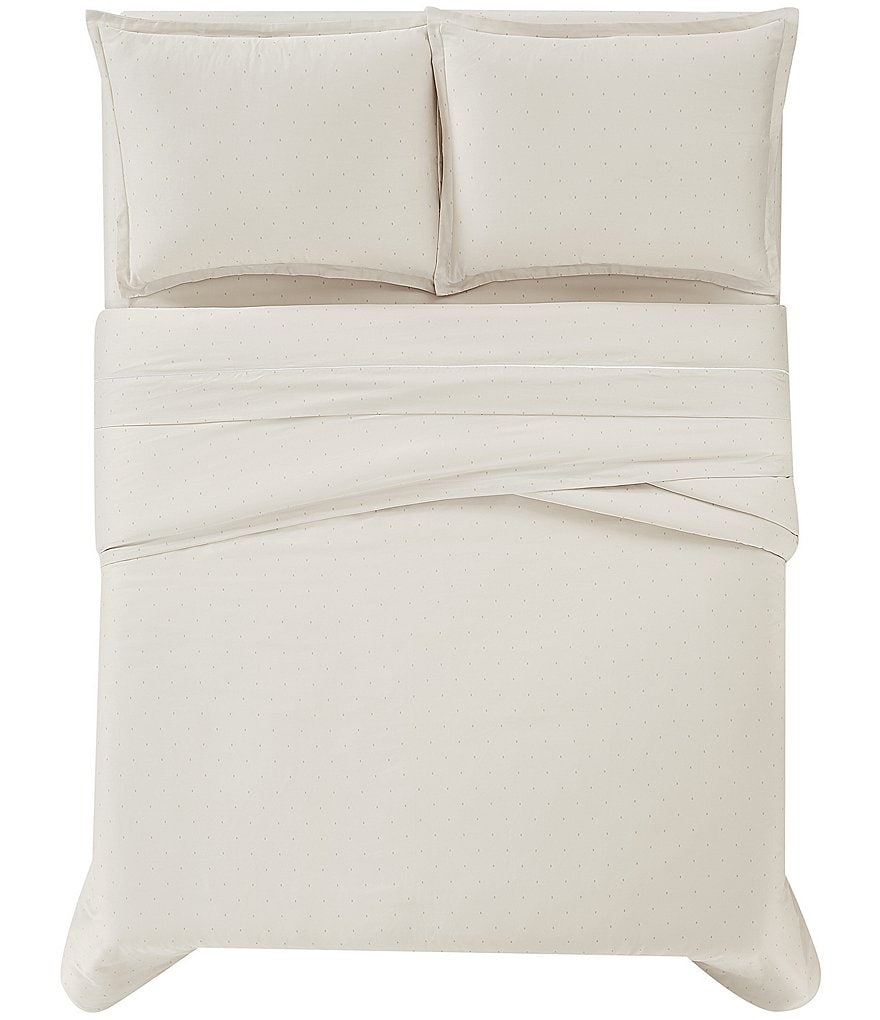 Charisma 310 Thread Count Cotton Classic Dot Duvet Cover Mini Set