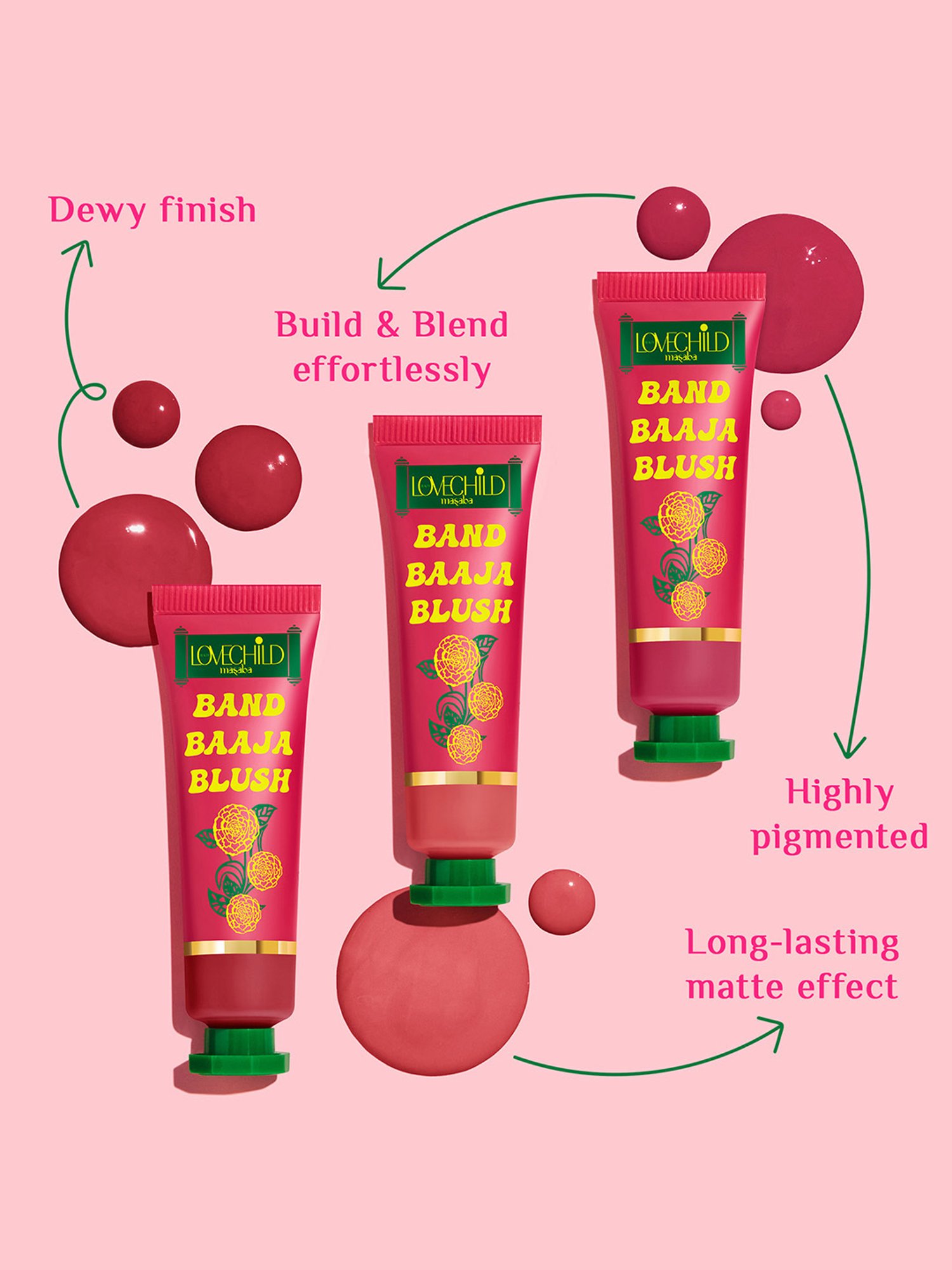 LoveChild Masaba Band Baaja Blush Peach Puchka - 10 ml