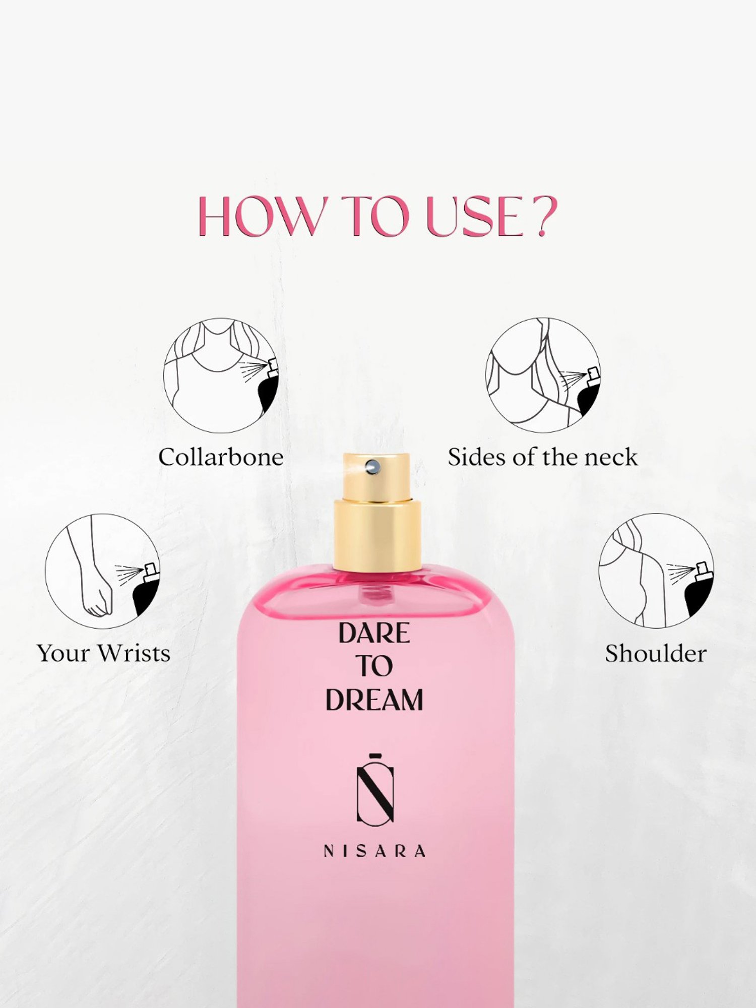 NISARA Dare to Dream Eau de Parfum for Women - 50 ml