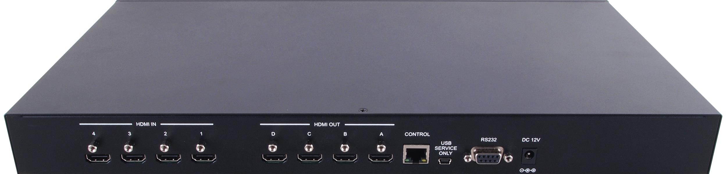 A-Neuvideo ANI-QUAD 4x4 HDMI VIDEO WALL PROCESSOR & MATRIX SWITCH