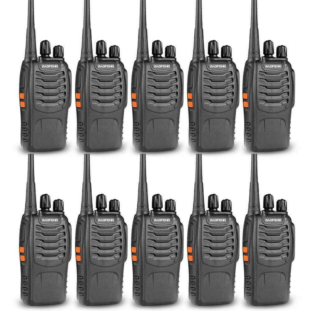 Walkie Talkie Earpiece Boom Mic Overhead Headphone with VOX PTT for Baofeng UV5R BF888S  H777 RT22 RT21 Two Way Radio 1 Pack