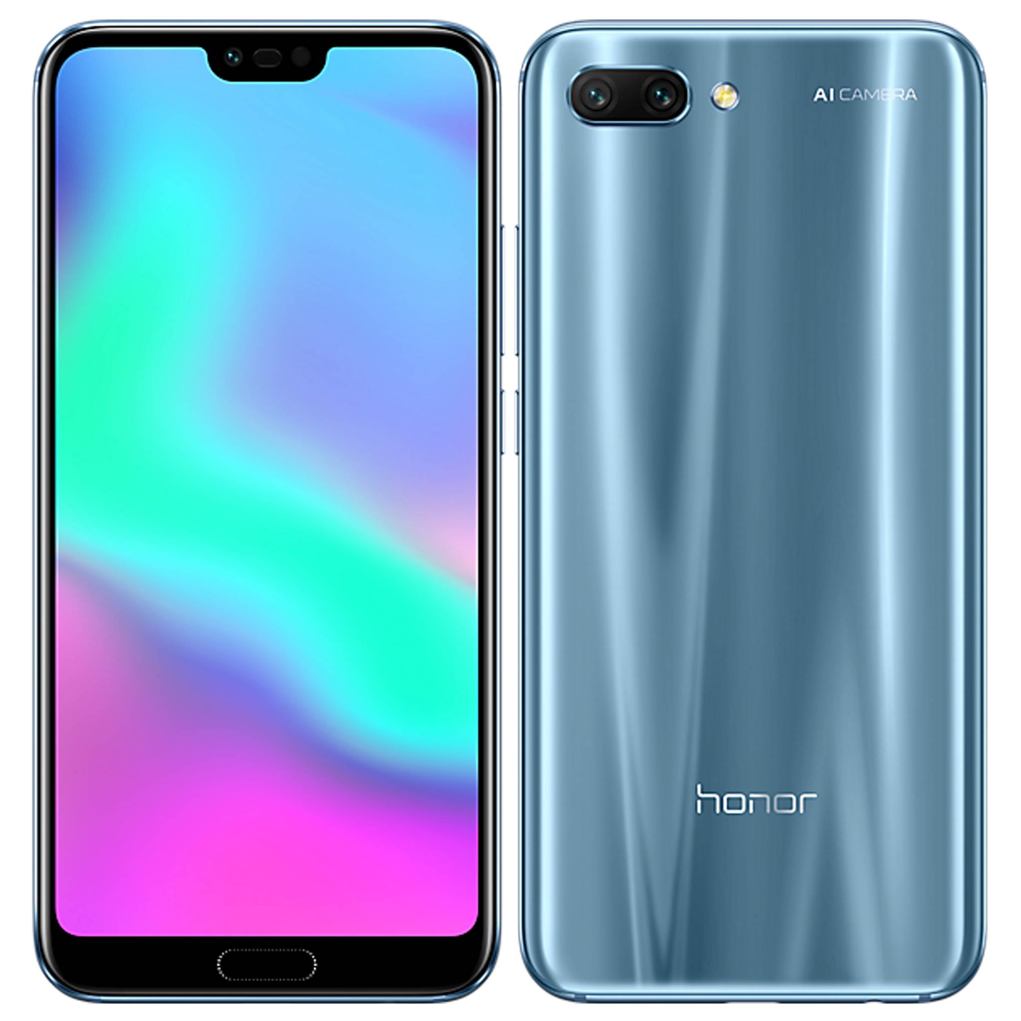 Honor 10 Dual-SIM COL-L29 64GB (No CDMA, GSM only) Factory Unlocked 4G /LTE Smartphone - Glacier Grey