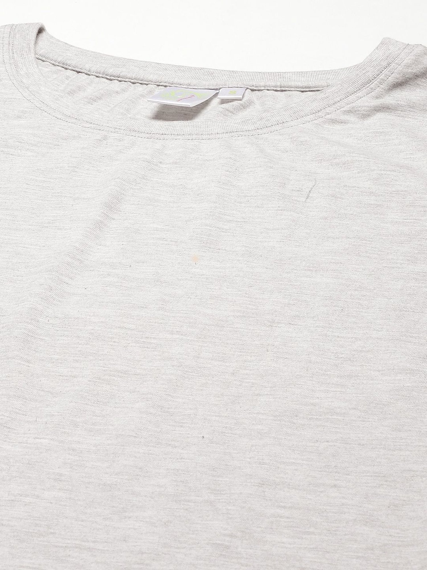 Prakrti Grey Round Neck Top Pant Set