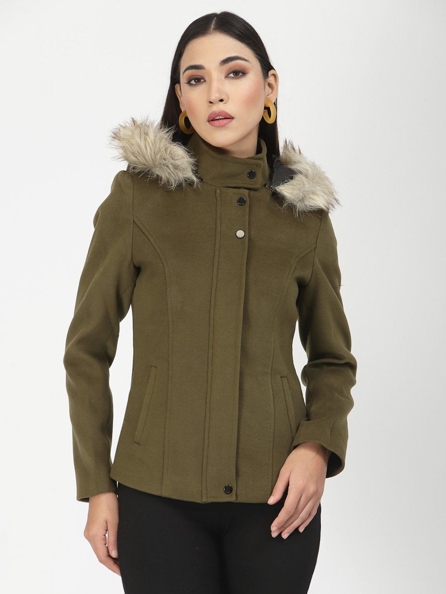 Juelle Olive Parka Jacket