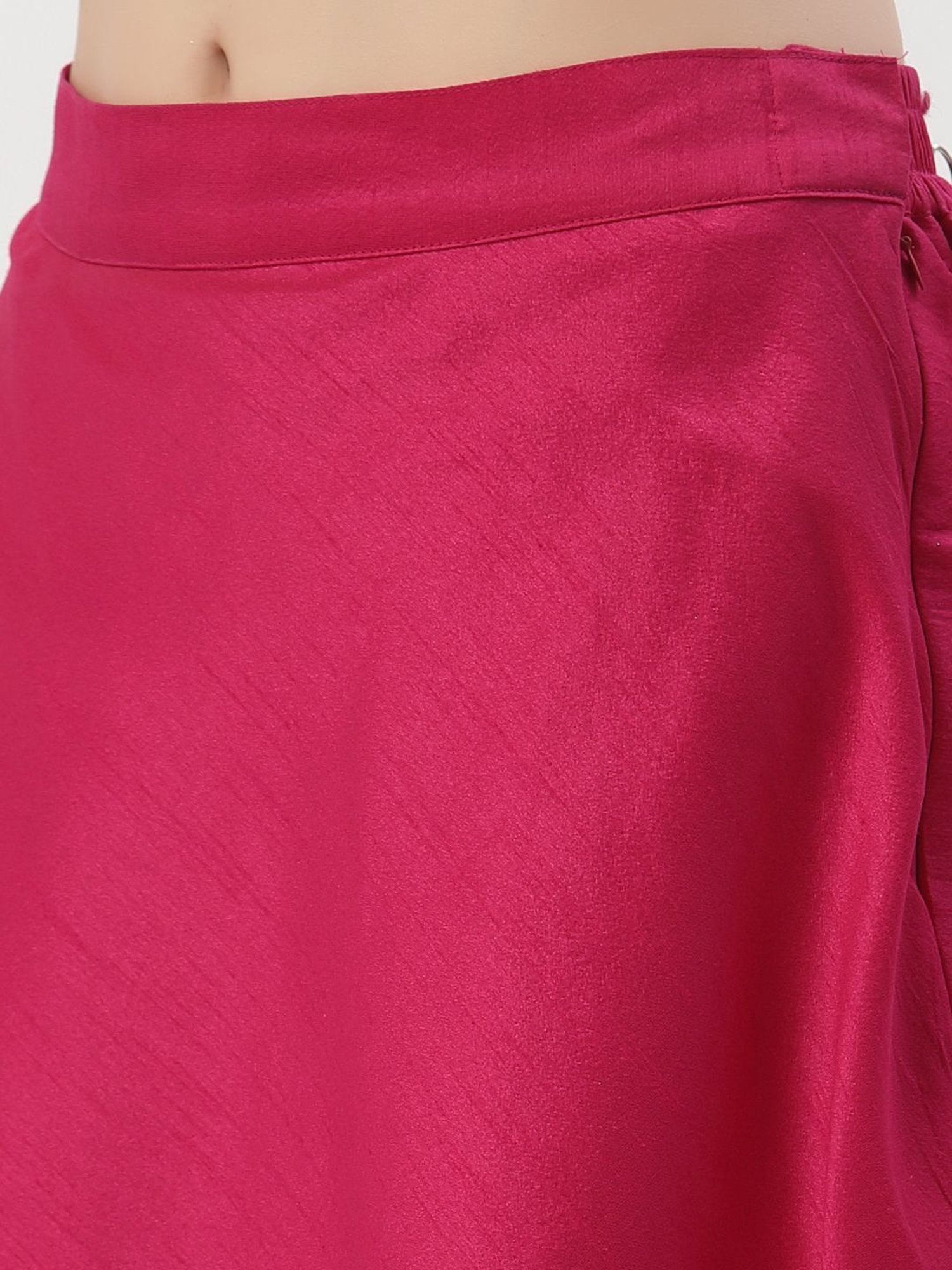 studiorasa Pink Embroidered Skirt