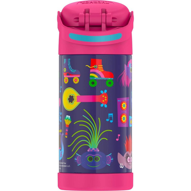 Thermos Trolls 12oz FUNtainer Water Bottle with Bail Handle - Pink