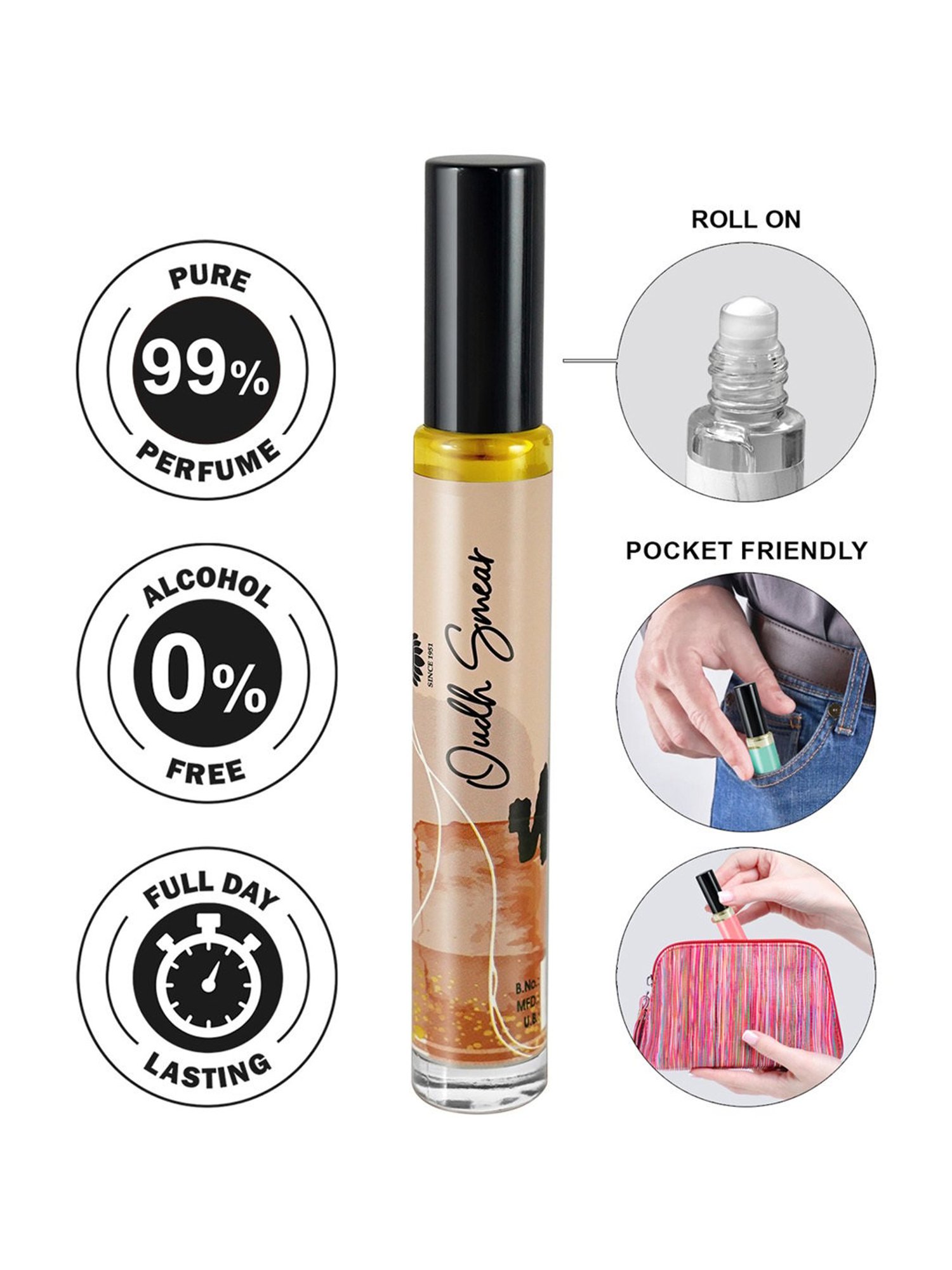 Sirona 2-in-1 Underarm Deodorant Roll On - 50 ml