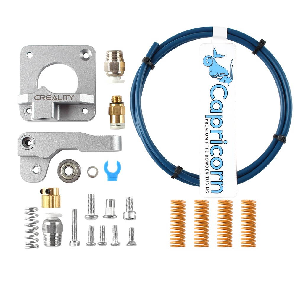 Creality 3D Ender-3/3S/3Pro/5 Gray Extruder+PTEF Tube with 4Pcs Spring Upgrade Kit