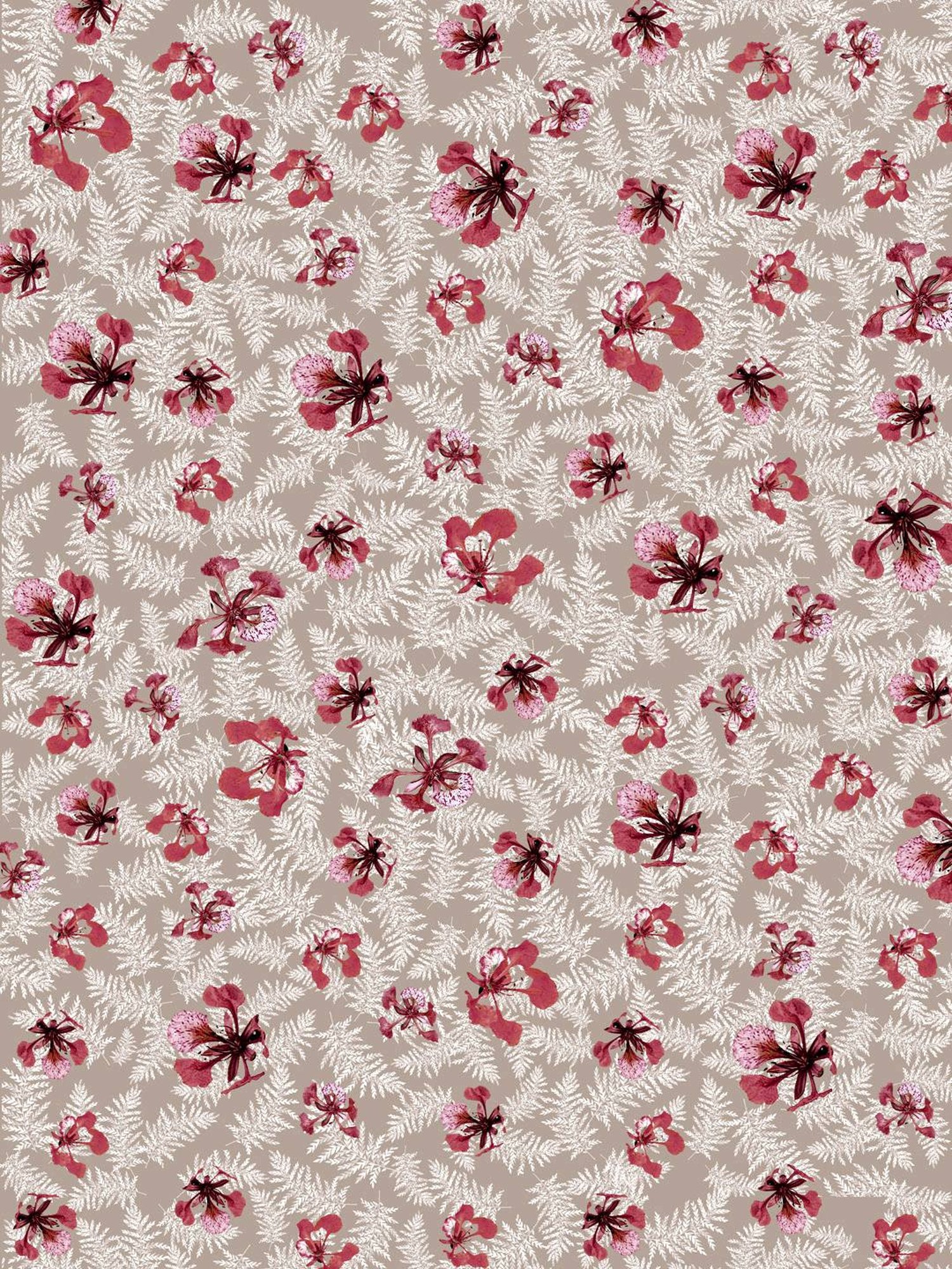 Petal Home Poinciana Blue Cotton 144 TC Bedsheet