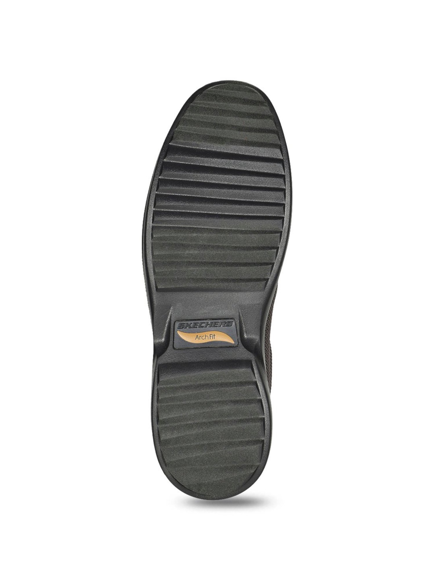 Skechers Men's ARCH FIT OGDEN Charcoal Formal Slip On