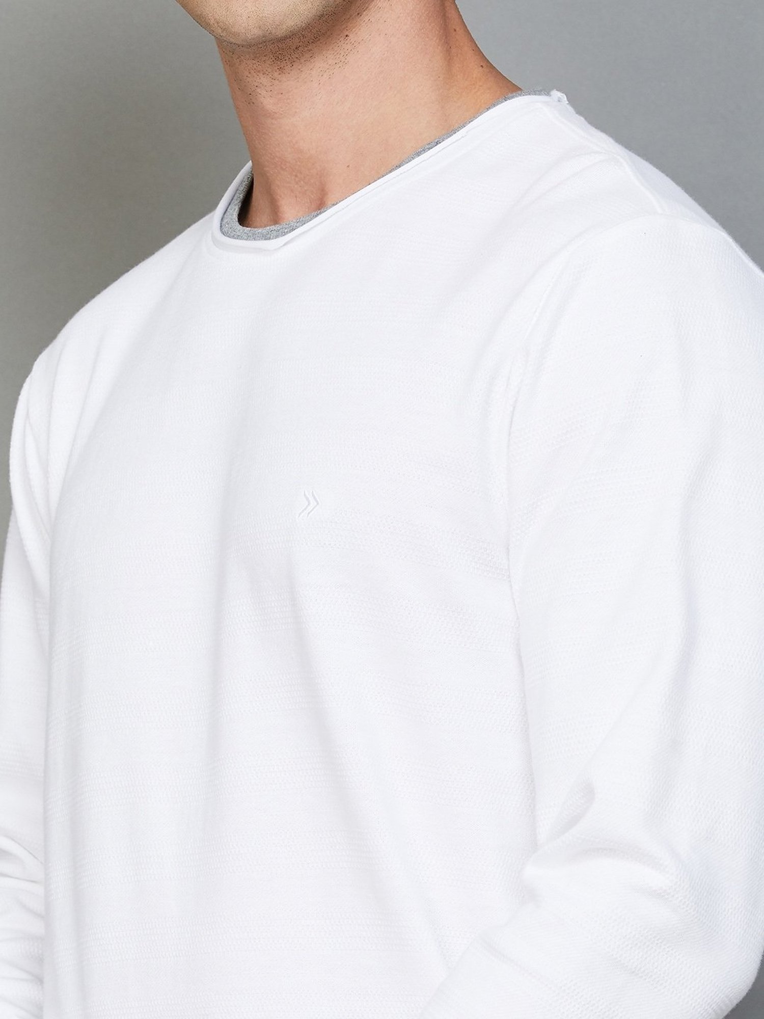 Levi's Pink Cotton Slim Fit Texture Henley T-Shirt