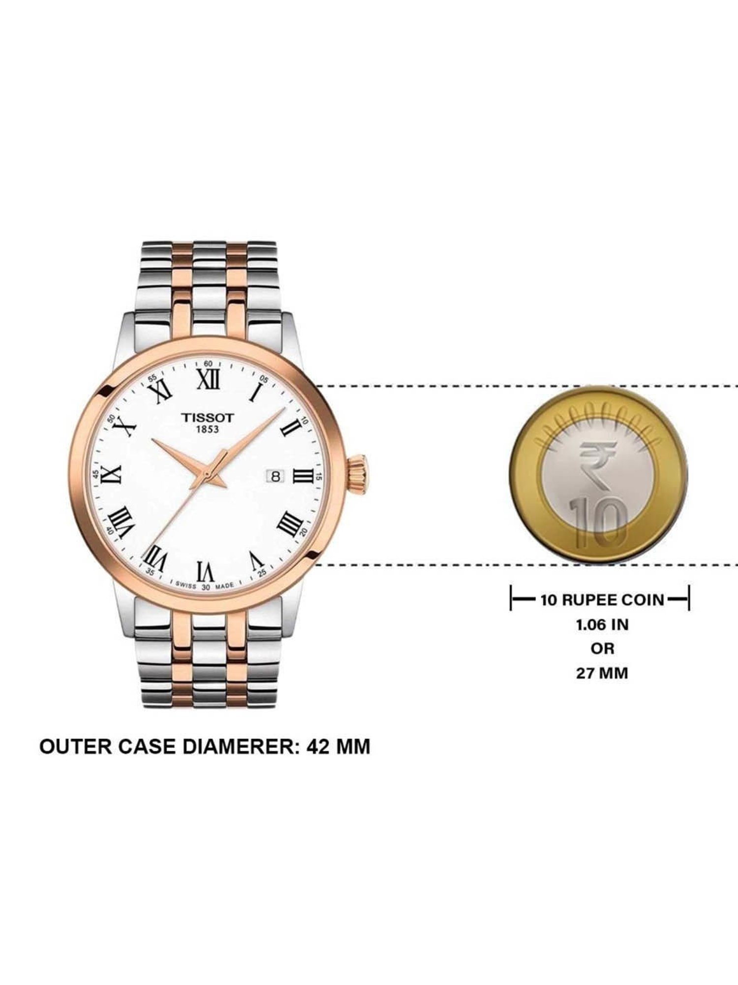 TISSOT T1294102201300 CLASSIC DREAM Watch for Men