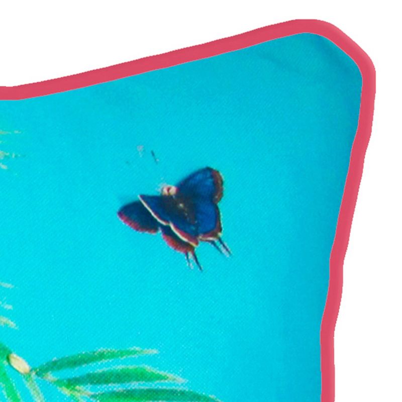 26" x 14" Butterfly Palm Oblong Patio Throw Pillow - New York Botanical Garden