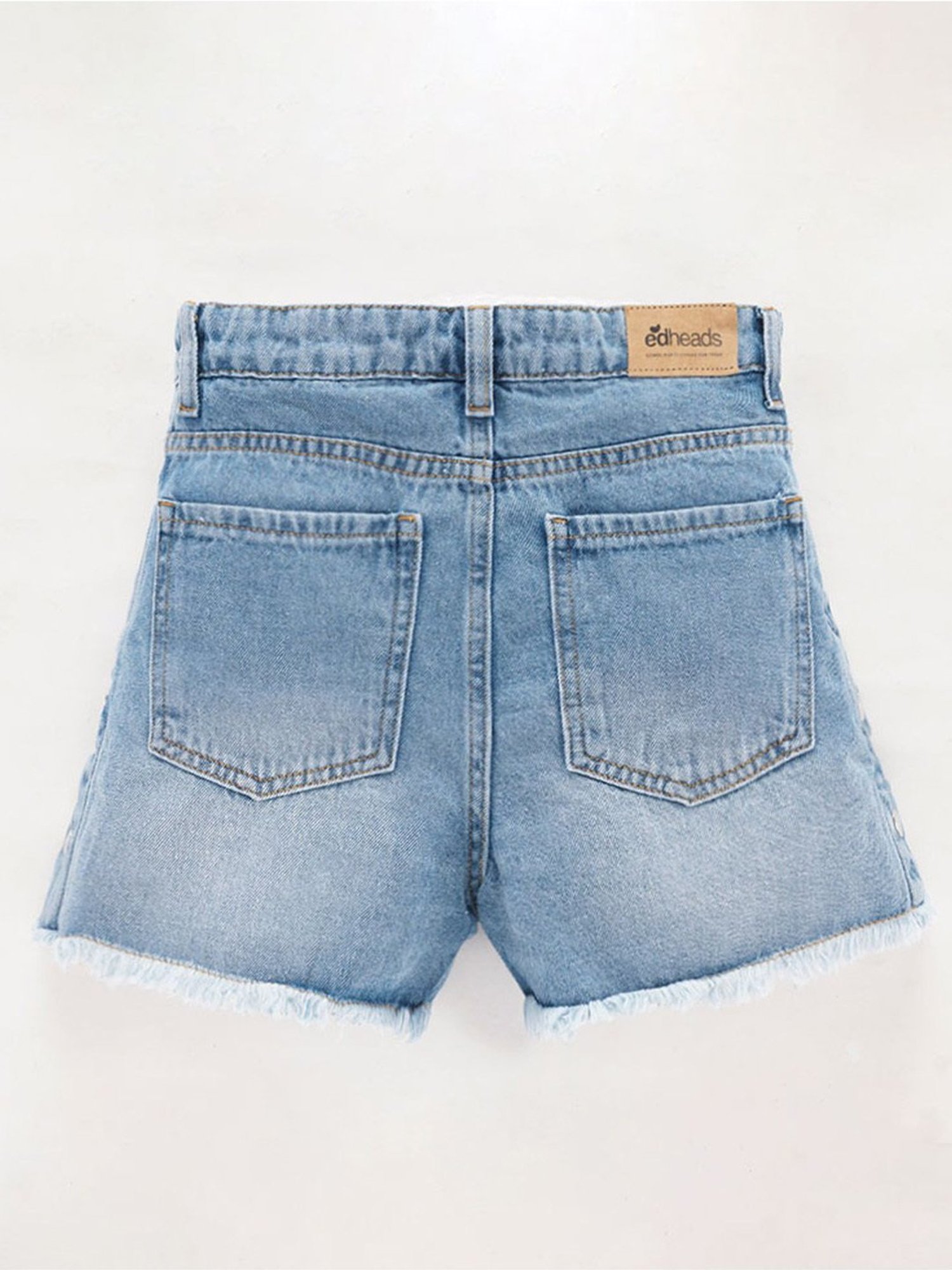 Edheads Kids Blue Cotton Regular Fit Shorts