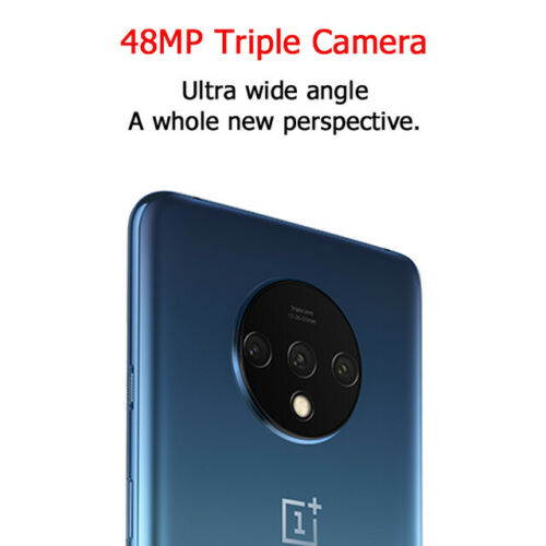 New Original OnePlus 7T 256GB HD1900 GSM Factory Unlocked 4G LTE 6.55" Fluid Display 8GB RAM 48 MP Ultra Wide Triple Camera Smartphone -International Version(In Hand)