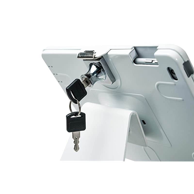 Desktop Anti-Theft Stand for Tablets and Smartphones, White