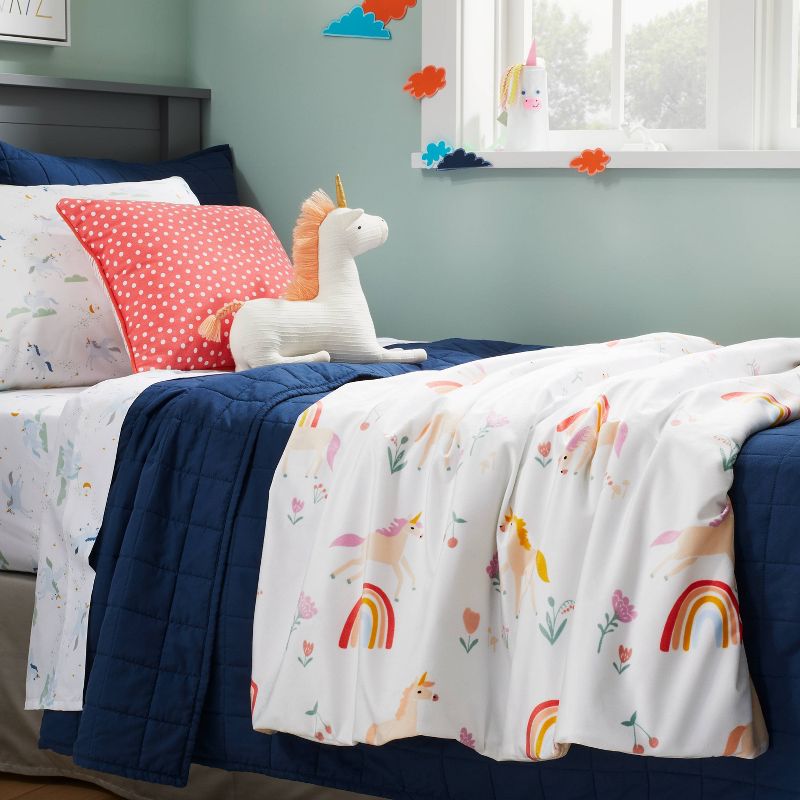 Little Love by NoJo Goat Throw Pillow