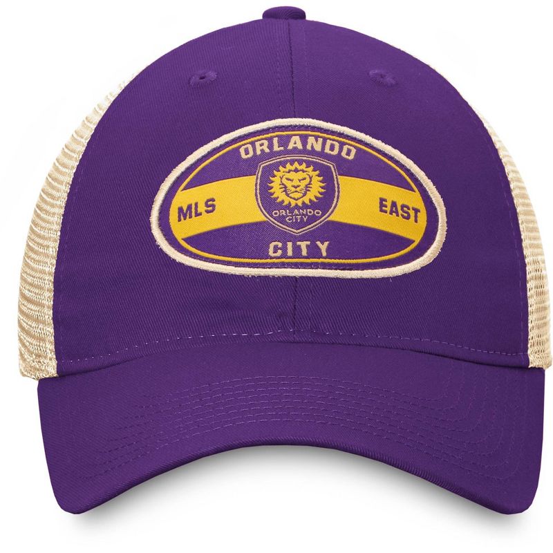 MLS Orlando City SC Men's Cream Mesh Snapback Hat