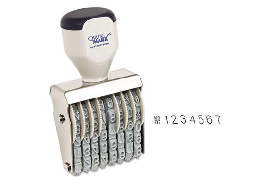 US Stamp RN028 Rubber Numberer  Conventional