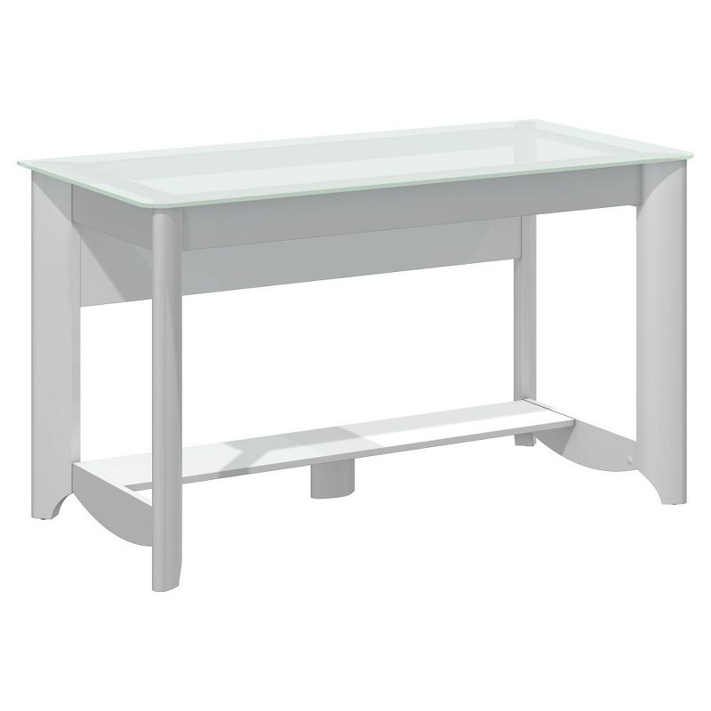 Aero Writing Desk - White - Bush Furniture