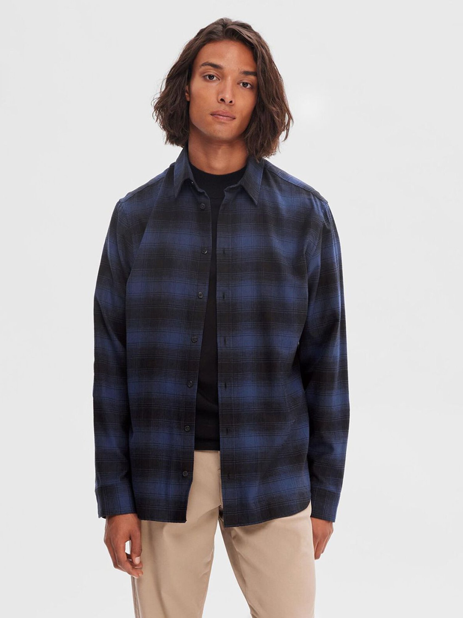 SELECTED HOMME Black Regular Fit Sweater