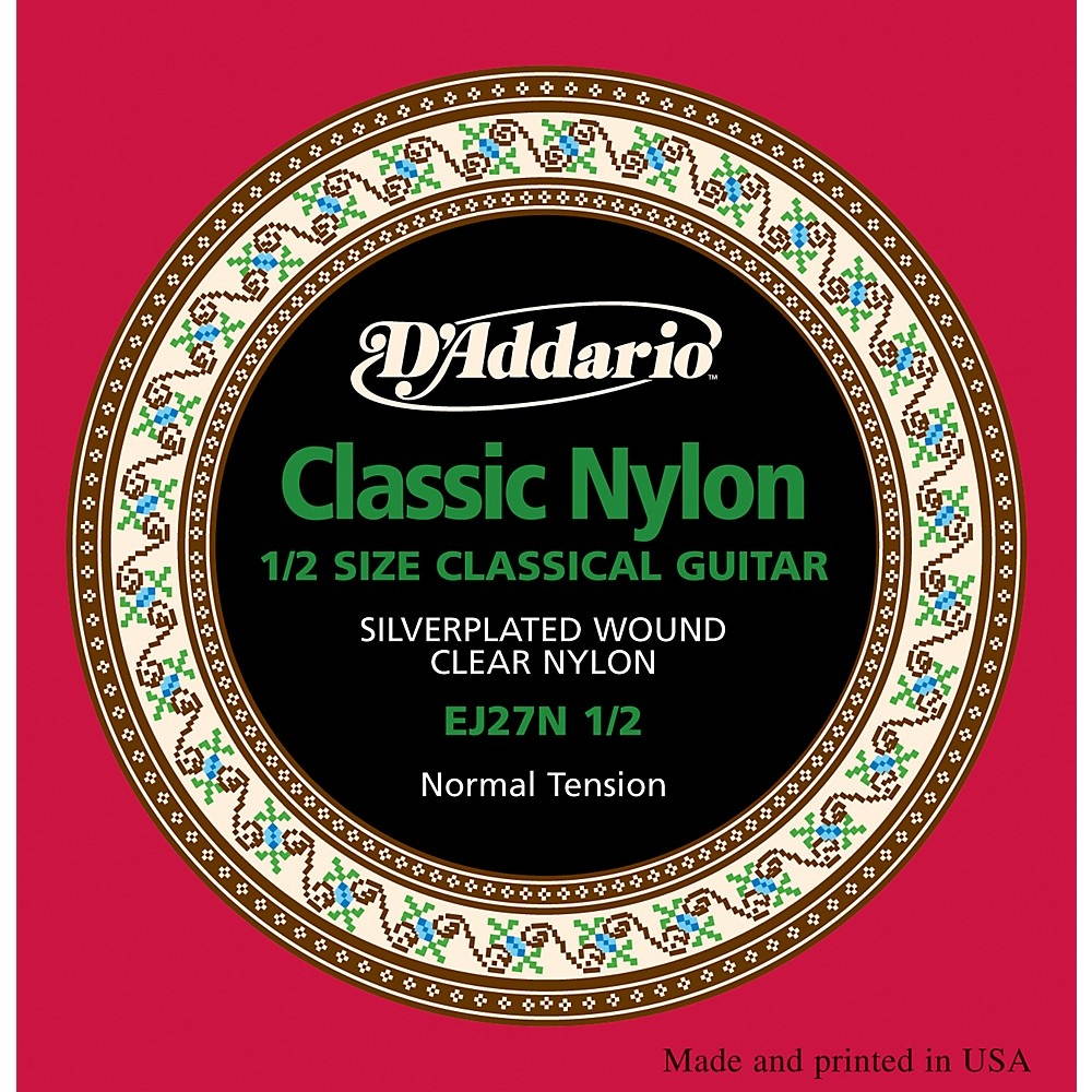 D'Addario EJ27 Nylon Classical Guitar Strings - 1/2 Size