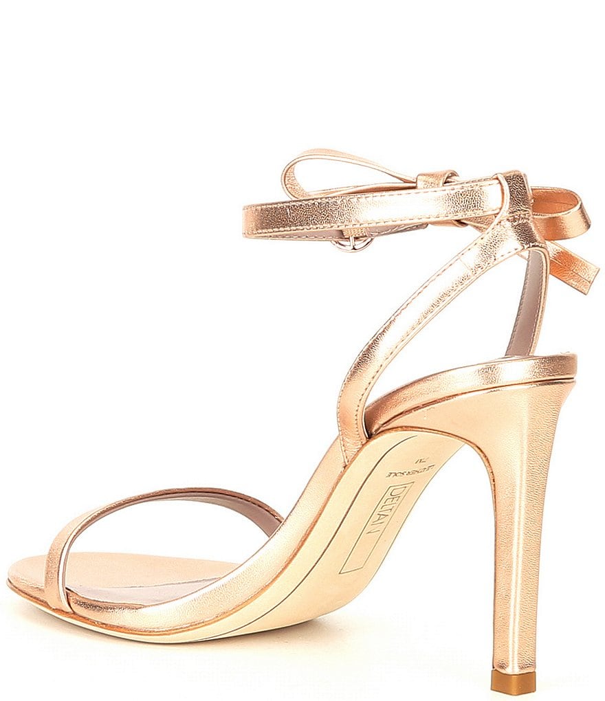 Deltan Miranda Ankle Bow Detail Dress Sandals