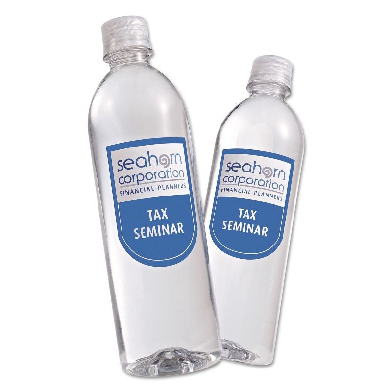 Avery Textured Arched Print-to-the-Edge Labels 3 x 2 1/4 White 90/Pack 22809