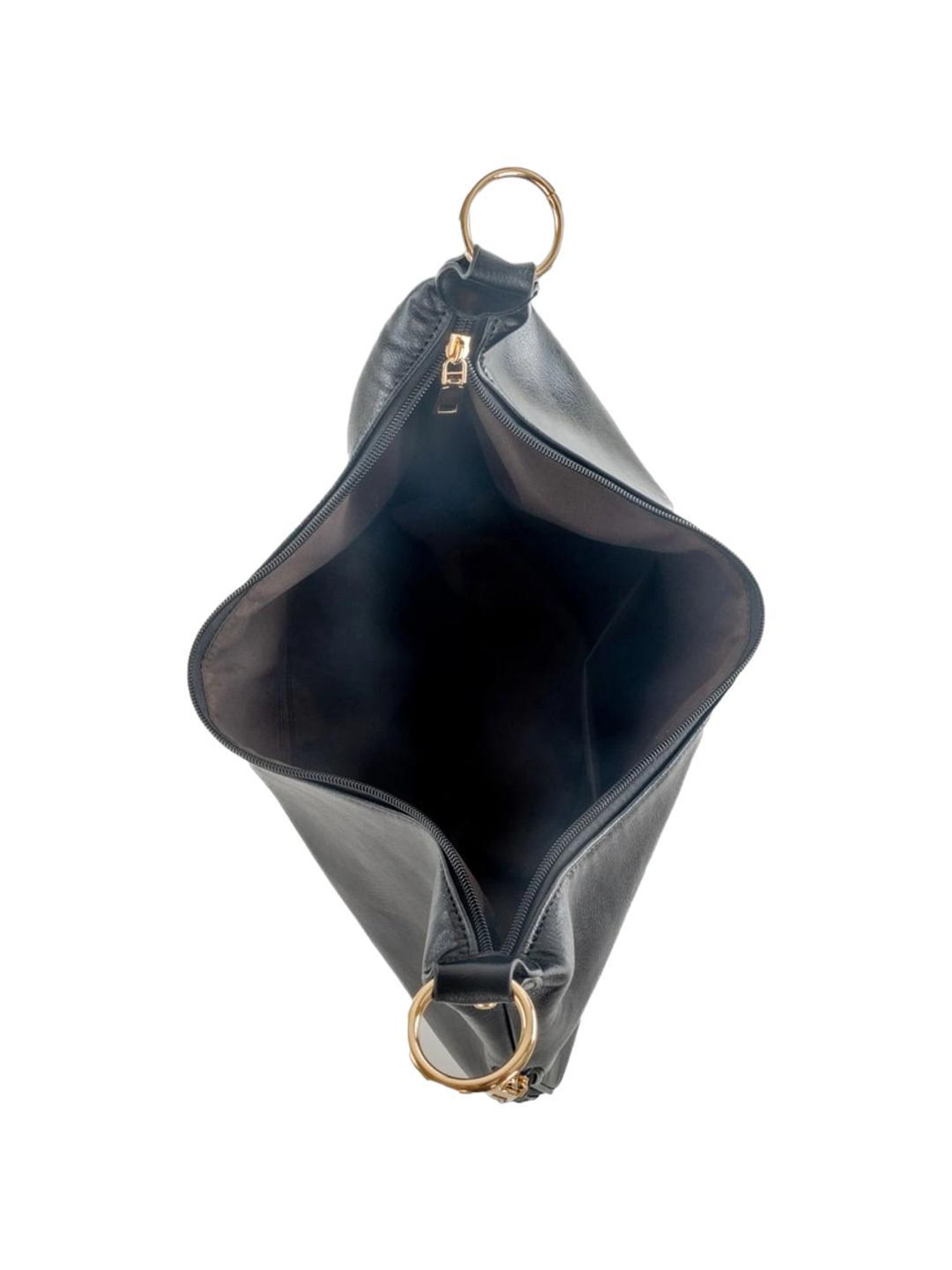 BULCHEE Black Solid Sling Handbag