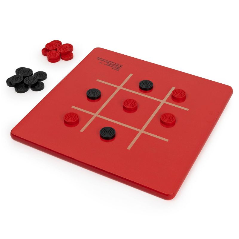 FAO Schwarz - Wood Chess, Checkers and Tic-Tac-Toe Game Set
