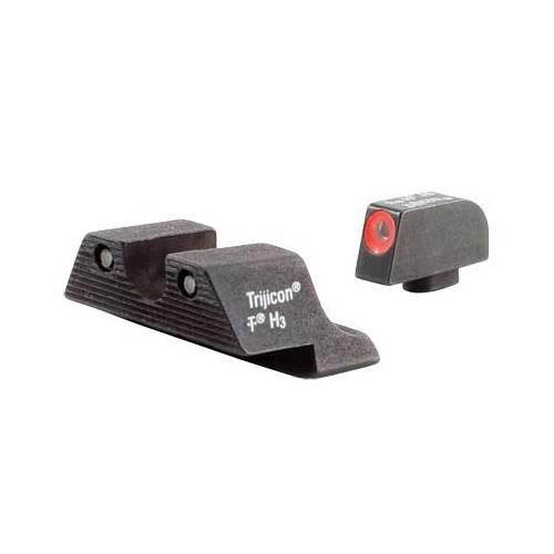 Trijicon GL101O HD Night Sight Set w/ Orange Front Outline for Glock Pistols