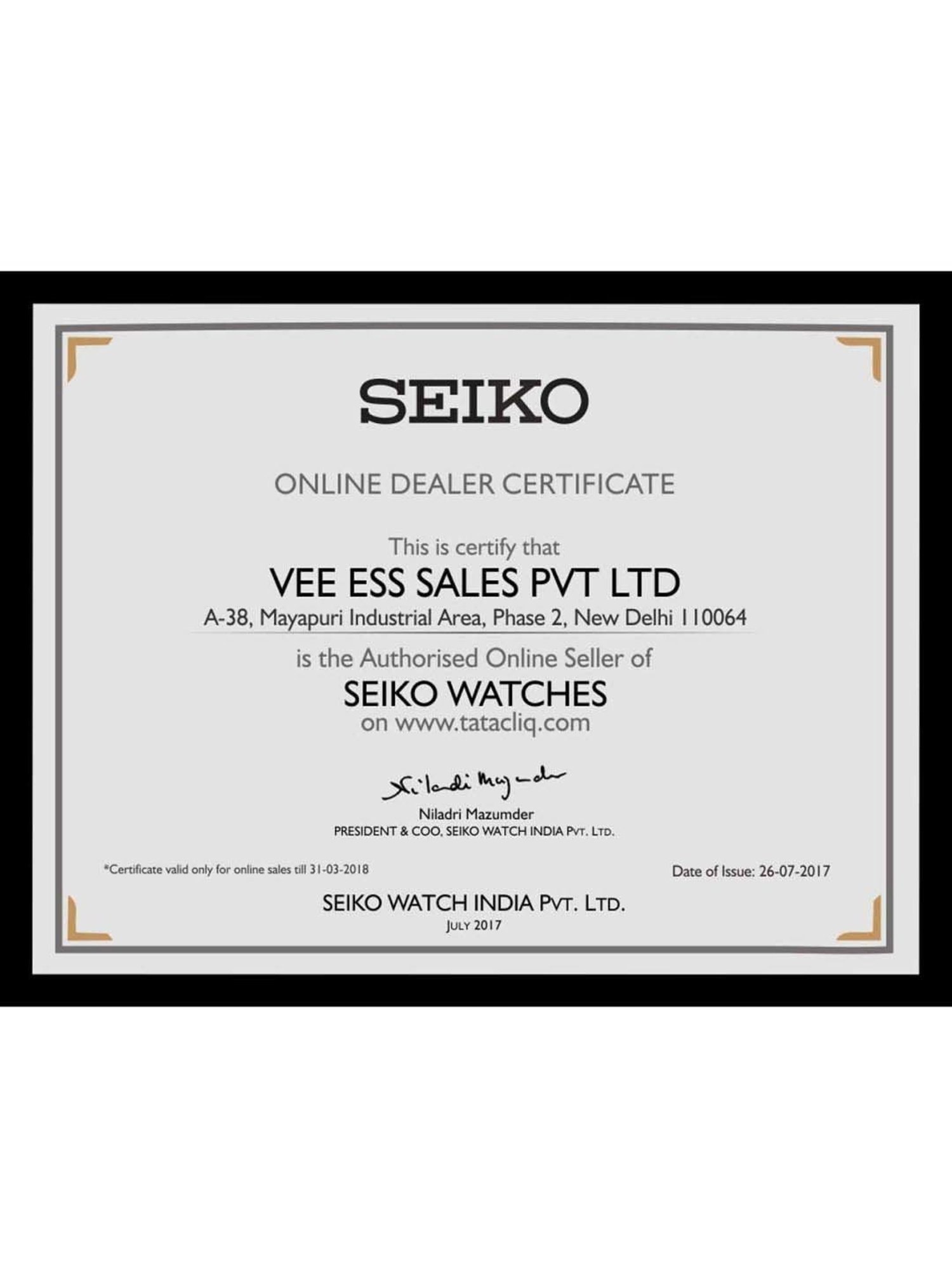 Seiko Criteria SNT877P1 Analog Watch for Women