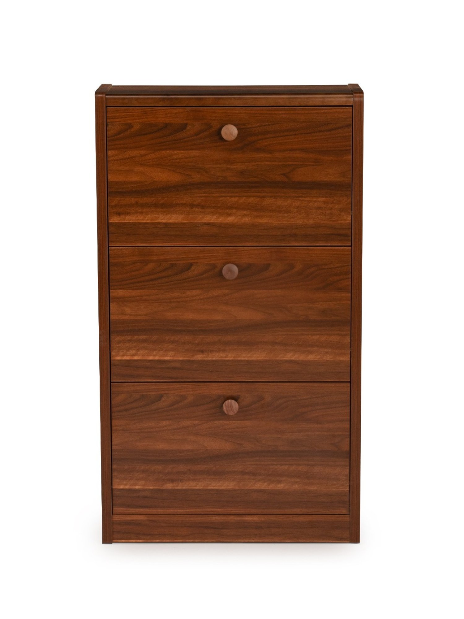 Durian Fernando Versatile Walnut Brown Engineered Wood Shoe Rack